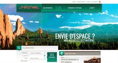 Desktop Screenshot of michelvoyages.fr